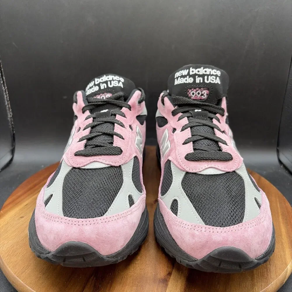 New Balance 993 Pink Taffy Mens Size 11.5 Running Shoes USA Made Sneakers